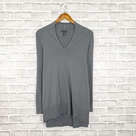 OSKA Women's Vneck Pullover Blouse knit in Gray Size 1 - Picture 9 of 9